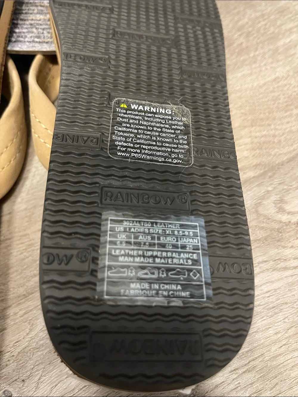 Rainbow Women’s Sierra Brown Leather Sandals NEW WITH TAGS
